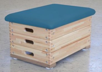 Roweco Sprungkasten kiefer 3-teilig blau KL ITOBA-Sport.Shop